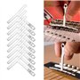 YuanDan Kit d'outils de réparation de Guitare 72 pcs, Outils de Maintenance avec Sac de Transport String Organizer String String