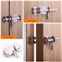Loquet de Porte, JESSTOLO 6 Pièces Acier Inoxydable de Sécurité Verrou Porte pour Portes de Salle de Bain, WC Fenêtre, Meubles P
