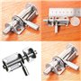 Loquet de Porte, JESSTOLO 6 Pièces Acier Inoxydable de Sécurité Verrou Porte pour Portes de Salle de Bain, WC Fenêtre, Meubles P