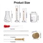 JESSTOLO 50 ml Flacon Conique En Verre