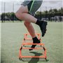 Football Flick Height Hurdes Haies Multi-Hauteur pour Le Football et Les Sports Unisex-Youth, Noir/Orange, Unique Taille