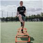 Football Flick Height Hurdes Haies Multi-Hauteur pour Le Football et Les Sports Unisex-Youth, Noir/Orange, Unique Taille