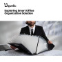 Uquelic Dossier extensible 26 poches – Boucle durable améliorée avec poignée ergonomique – Grand organiseur de fichiers extensib