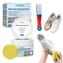 Nettoyant pour baskets - Blanc - Multifonction - Crème de nettoyage avec éponge - Crème de nettoyage pour chaussures blanches -