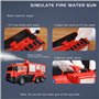 Camion de pompiers,Voiture robot transformable,Jouet de sauvetage télécommandé pour enfants de 4 à 12 ans,Jouet camion de pompie