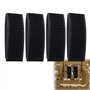 Wekuw 4 Pièces Adaptateur Molle Sangles Molles Gilet Molle Accessoires de Gilet Molle Accessoires pour Équipement Tactique Acces