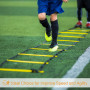 VIKILON 21 pièces Foot Accessoires Kit d'entraînement de Football pour Enfants, Agility Speed Échelle Equipment Football Kick En