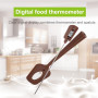 Spatule à Chocolat Spatule Thermomètre de Cuisson à Viande Sauce ou Chocolat, Ustensiles de Cuisine Thermomètre spécialisé Gamme