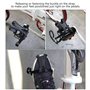 1 PE De Péde Vélo avec Orteil Clip gles