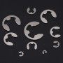 200pcs Bague de Retenue pour Bague E-clip en Acier Inoxydable 304, ensemble de bague de retenue externe en acier inoxydable M1.5