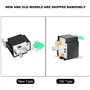 Voiture Relais DC 12V 30A 4 Broches à Fusible Automobile Moto Contacts Normalement Ouverts, Activé/Désactivé Avec Support (Noir)
