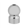 Pomme de Douche Lumineuse Led 7 Couleurs Changeantes Pluie Carré Douchette Salle de Bain en Acier Chromé 20x20cm