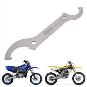 Clé Amortisseur Moto Clé de Réglage Amortisseur Moto Universelle pour SX SXF EXC TC TE FC CRF YZ YZF KLX Motocross Enduro