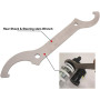 Clé Amortisseur Moto Clé de Réglage Amortisseur Moto Universelle pour SX SXF EXC TC TE FC CRF YZ YZF KLX Motocross Enduro