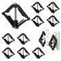 10 Pièces Tiges De Support De Cassette De Type 86 Accessoires，Support De Boîte De Prise Murale Outil De Réparation，Outil de Répa