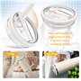 2 Pièces Couvercles de Remplacement pour Gobelets 40oz pour Accessoires Stanley Cup, Tanley Cup Couvercle Anti-fuite, Accessoire