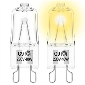 VMUTGA 2 Pièces Ampoule Halogène G9 Four 40W 230V