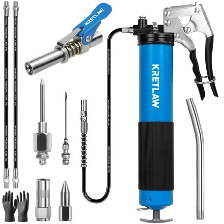 KRETLAW Kit de graisseur 10 pièces