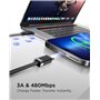 Staykable 60 W Charge rapide et données de type C