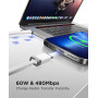 Staycable 60 W Charge rapide et données de type C
