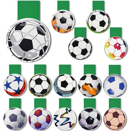 YBCCBY 15PCS Marque Page Magnetique Football
