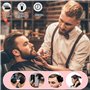 YBCCBY Lot de 4 Brosses de Coupe de Cheveux, Brosse de Cou Coiffure Brosse Plumeau de Coiffeur Brosses de Cou de Barbier de Coif