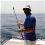DALAETUS 15 Pièces Sangles de Canne à Pêche et 3 Pièces Protecteur de Canne à Pêche Kit, Ajustables Elastique Scratch pour Canne
