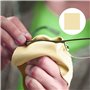 DALAETUS 7 Pièces Etui Lunettes Souple pour Femmes Kit, Couleurs Mélangées, Squeeze Top, Portable, Imperméable - Inclus 7 Chiffo