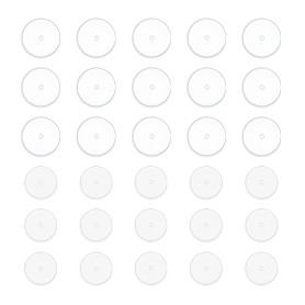50 Pièces disques de piercing(Comprend 25 pièces de 7 mm