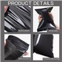 100 Pièces Sacs Jetables pour Serviettes Hygiéniques, Distributeur de Sachets Refermables, Sachets Hygiéniques Féminins Noirs Op