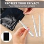 100 Pièces Sacs Jetables pour Serviettes Hygiéniques, Distributeur de Sachets Refermables, Sachets Hygiéniques Féminins Noirs Op