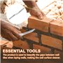 4 Double terminé le Brick Jointer pour mortier de ciment truelle Pointage, outil de jointure de brique, outils de finition de mo