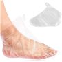 100 pièces Chaussettes Jetables en Plastique pour Pédicure et Cire de Paraffine