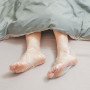 100 pièces Chaussettes Jetables en Plastique pour Pédicure et Cire de Paraffine, Chaussettes Transparentes pour Pédicure des Pie