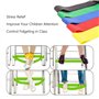 5 Pièces Bande de Chaise Extensible pour Enfants, Bandes de Chaise stimulantes pour Salle de Classe, Siège Flexibles Bande, pour