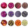 CoolCrafts 12 Sac Fleurs Séchées Naturelles Fleur Séchées pour Bougie Savon