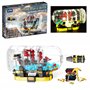 Bateau Pirate en Bouteille avec lumière LED Jeux de Construction pour Adultes