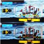 Bateau Pirate en Bouteille avec lumière LED Jeux de Construction pour Adultes, 924 PCS Décoration d'intérieur Unique, Cadeaux po