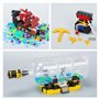 Bateau Pirate en Bouteille avec lumière LED Jeux de Construction pour Adultes, 924 PCS Décoration d'intérieur Unique, Cadeaux po