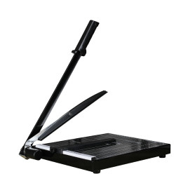 Eidoct Massicot A4 - Machine de guillotine de bureau robuste - Longueur de coupe de 30 cm - Épaisseur de coupe : 12 feuilles - P