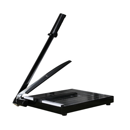 Eidoct Massicot A4 - Machine de guillotine de bureau robuste - Longueur de coupe de 30 cm - Épaisseur de coupe : 12 feuilles - P