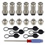 QitinDasen 6Pcs GX16 4-Broches Aviation Connecteur
