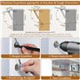 Verin Hydraulique, Eletorot Vérins à Gaz 4pcs Charniere Porte Cuisine100N Verin Meuble, Amortisseurs à Gaz pour Levage de Porte 