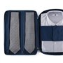 Cabilock Sacs de Rangement pour vêtements de Voyage Anti-Rides Portable Chemise Cravate Trousse de Finition Bleu Marine
