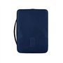 Cabilock Sacs de Rangement pour vêtements de Voyage Anti-Rides Portable Chemise Cravate Trousse de Finition Bleu Marine