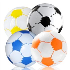 DGMI Lot de 4 ballons de plage gonflables - 40 cm - Pour activités estivales