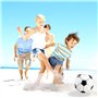 DGMI Lot de 4 ballons de plage gonflables - 40 cm - Pour activités estivales, piscines, fêtes sur la plage