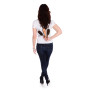 LUQX Brosse à cheveux spéciale THICK HAIR No II : brosse à cheveux pour cheveux extrêmement épais et lourds - tiges métalliques 