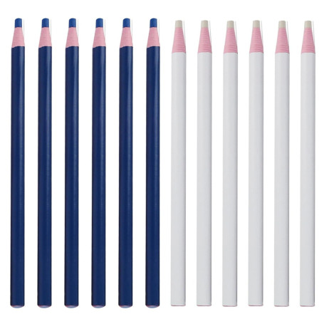 Jinpojun 12 Pièces Stylo Effacable Couture Marqueurs Effaçables