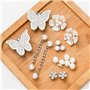jatimdotin 20 Pièces Charmes de Chaussure, Accessoires de Fleur de Chaussure en Strass, Breloque pour Sabots Sandales, Décoratio